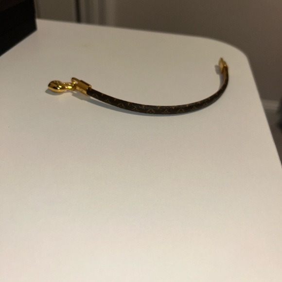 Louis Vuitton Monogram Brown and Gold Bracelet - Picture 1 of 3